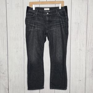Hatch Maternity Black Wash Jeans Under Belly Panel, size 29